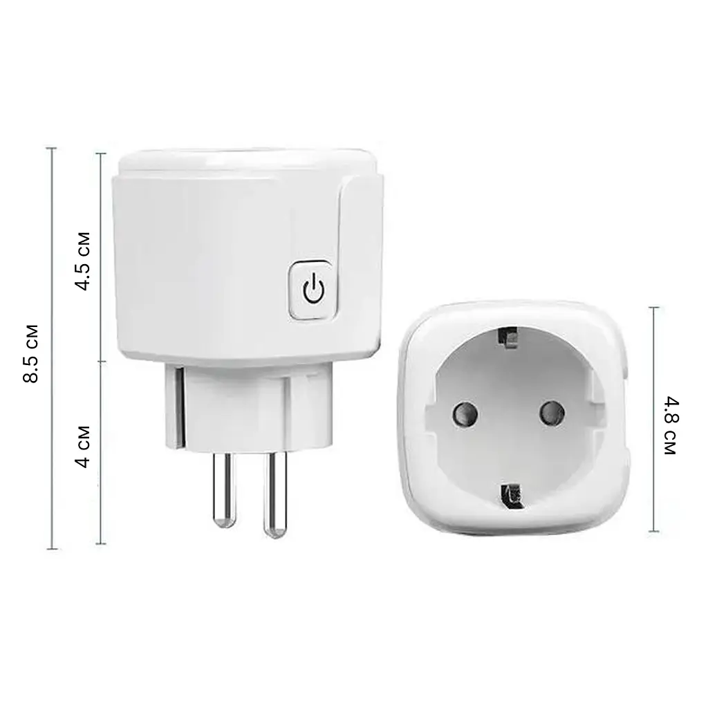 Розумна Wi-Fi-розетка TNCE Tuya Wifi 20A 4,4кВт (TCOGCZ20) - фото 8