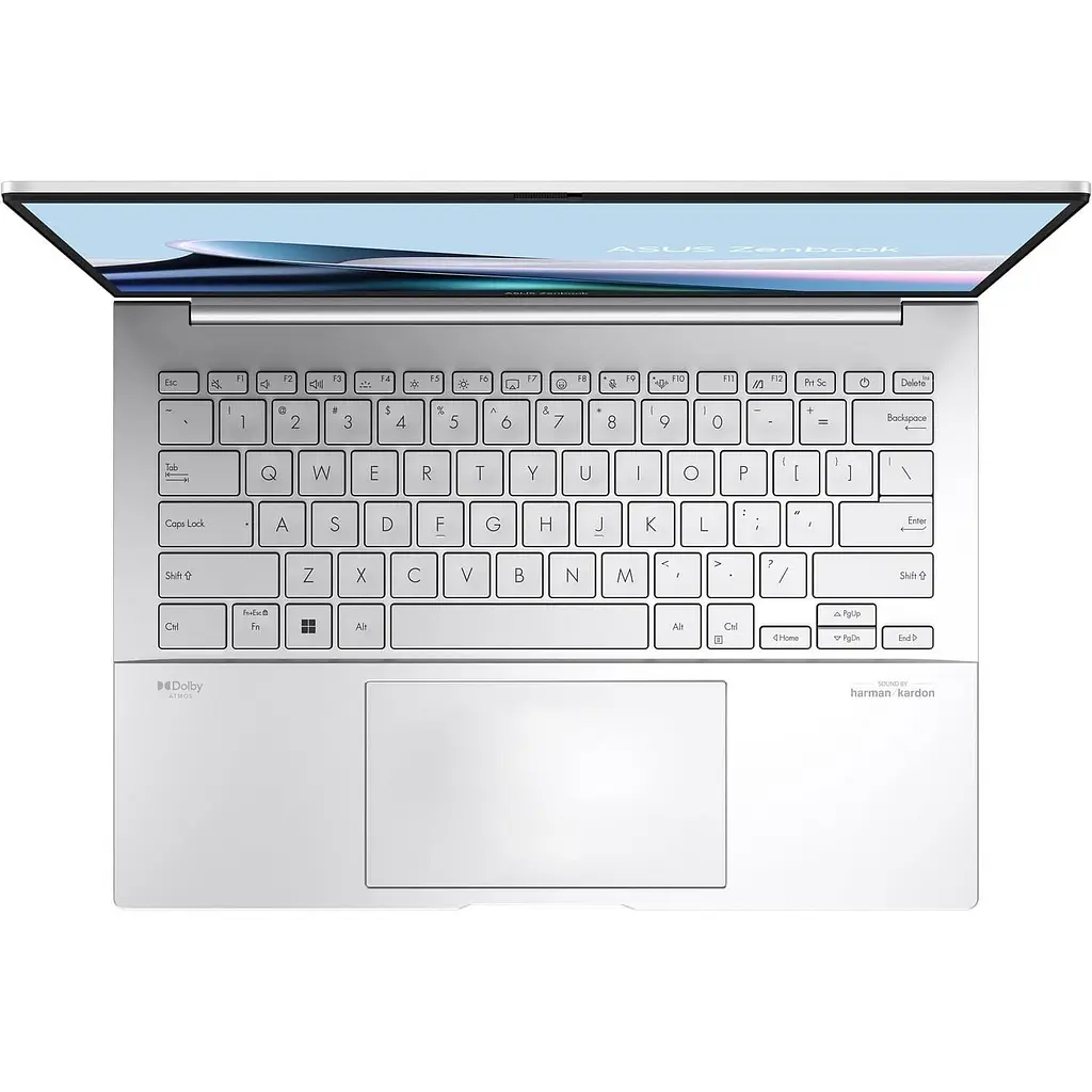 Ноутбук ASUS Zenbook OLED UX3405CA-QL291 (14, U9-285H, 32 GB, 1 TB, Intel Arc, DOS) Foggy Silver (90NB14W4-M00BE0) - фото 4