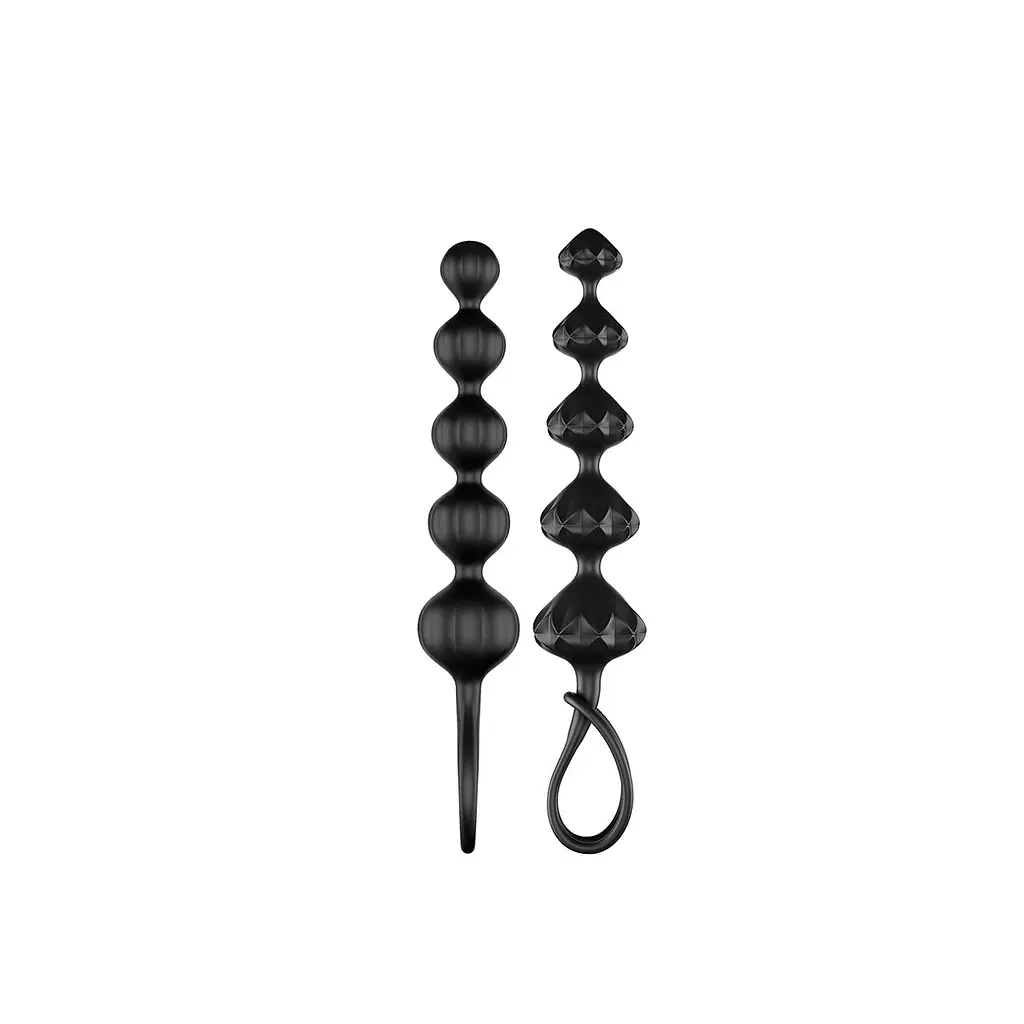 Анальні намиста Satisfyer Love Beads 20.5 см (чорний) - фото 2