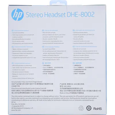 Навушники HP DHE-8002 Gaming Headset Red LED Black (DHE-8002) - фото 6