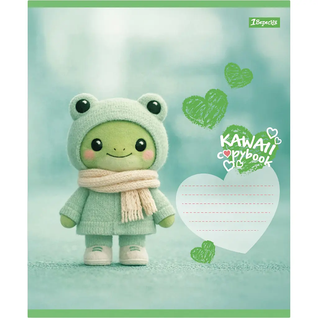 Набір зошитів 1 Вересня Kawaii notebook А5 12 аркушів у лінію 25 шт. (768738) - фото 3