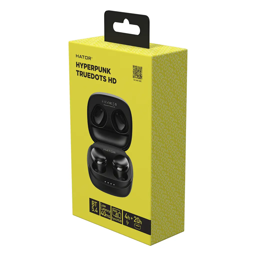 Навушники Hator Hyреrpunk Truedots SyncHUB Black (HTA411) - фото 4