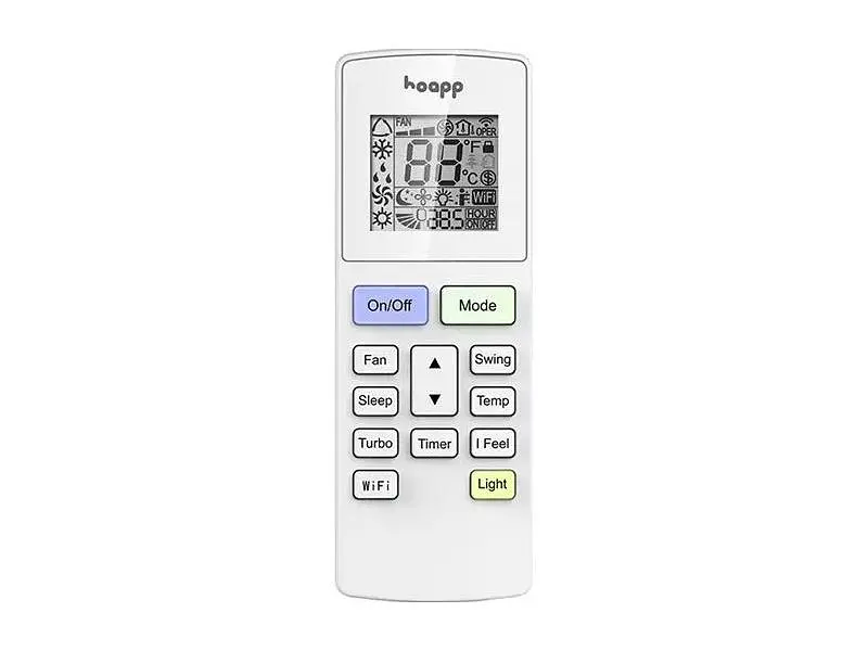 Спліт-система Hoapp Luna Inverter R32 Wi-Fi HSK-LB55VAW/HMK-LB55VA - фото 4