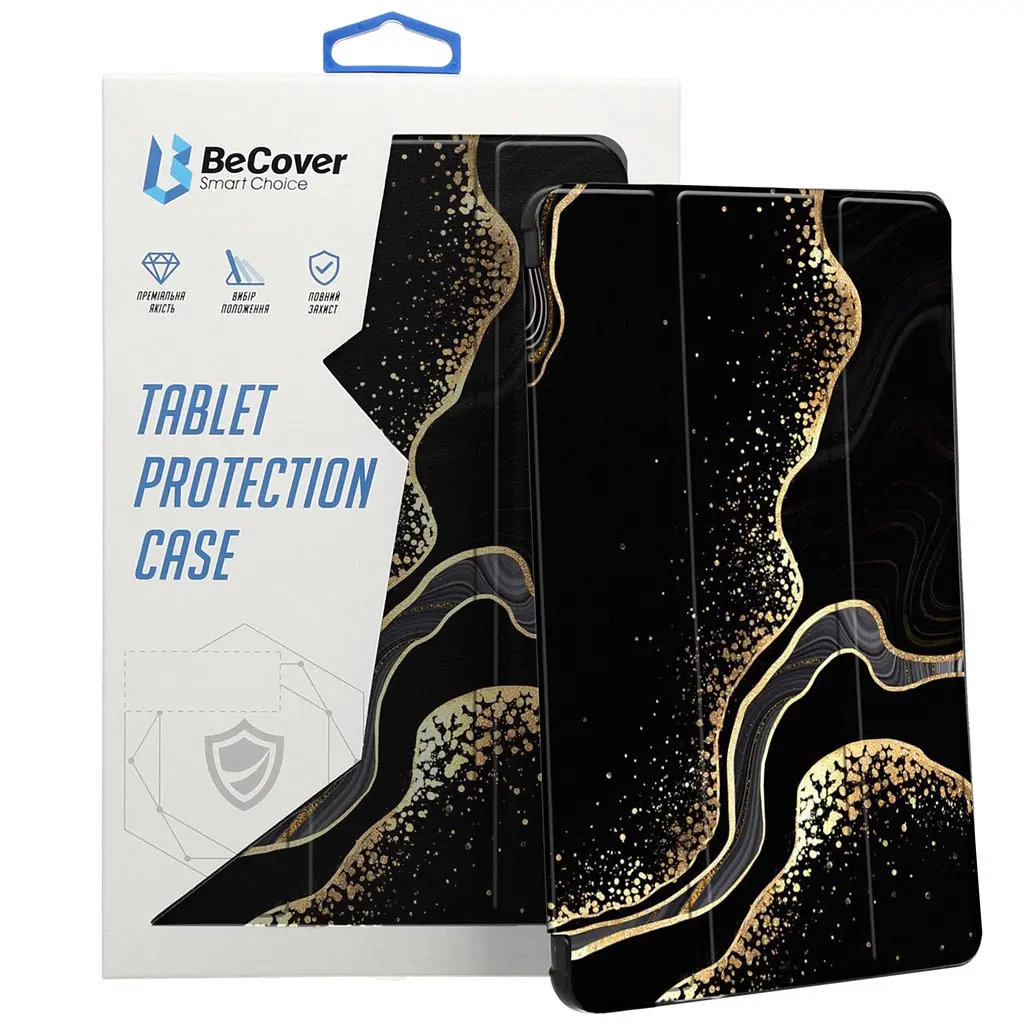 Чохол-книжка BeCover Smart Case для Apple iPad Pro 11 M4 2024 Чорний Abstraction (711630)