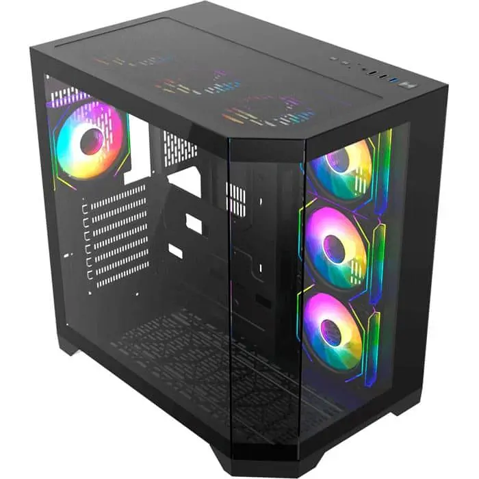Корпус GameMax HYPE-A Tempered Glass без БП Black (HYPE-A Black) - фото 7
