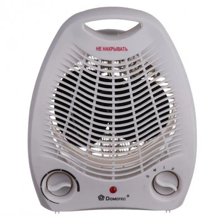 Тепловентилятор електричний дуйчик білий Domotec MS-5901 2000Вт - фото 2