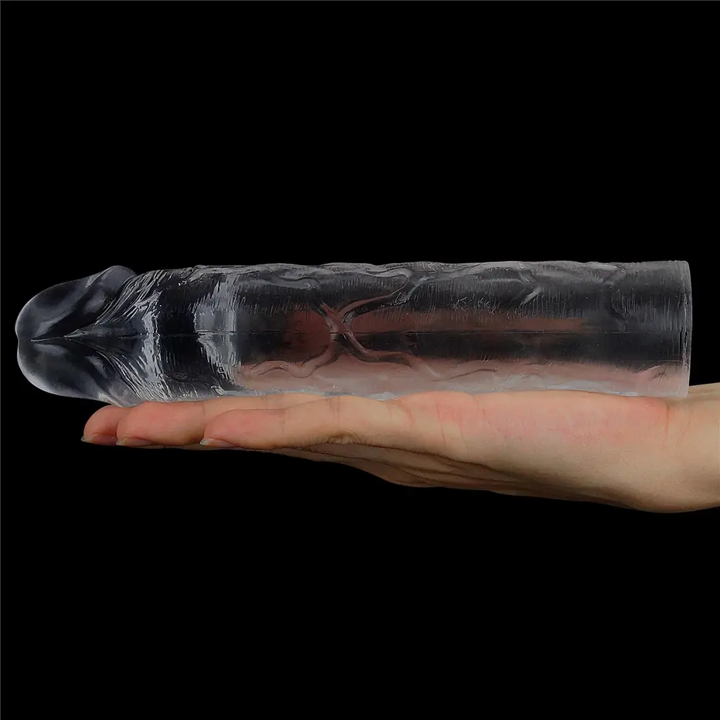 Насадка на пеніс Lovetoy Flawless Clear Penis Sleeve Add 2 19 см прозорий - фото 10
