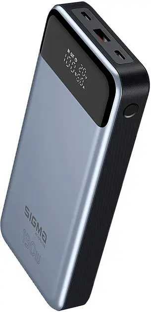 Power Bank Sigma X-power SI30A7QLX 30000mAh PD 130W silver UA - фото 4