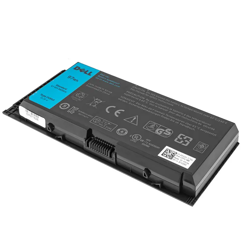 Акумулятор Dell N71FM (Precision M4600, M4700, M6600, M6700 series) 11.1V 8310 mAh 97Wh Black - фото 2