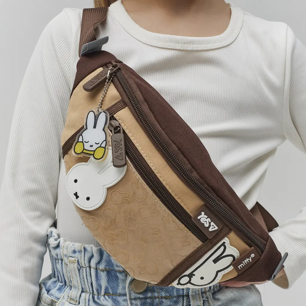Сумка на пояс Yes SP-36 Miffy Bunny бежева (550551) - фото 7
