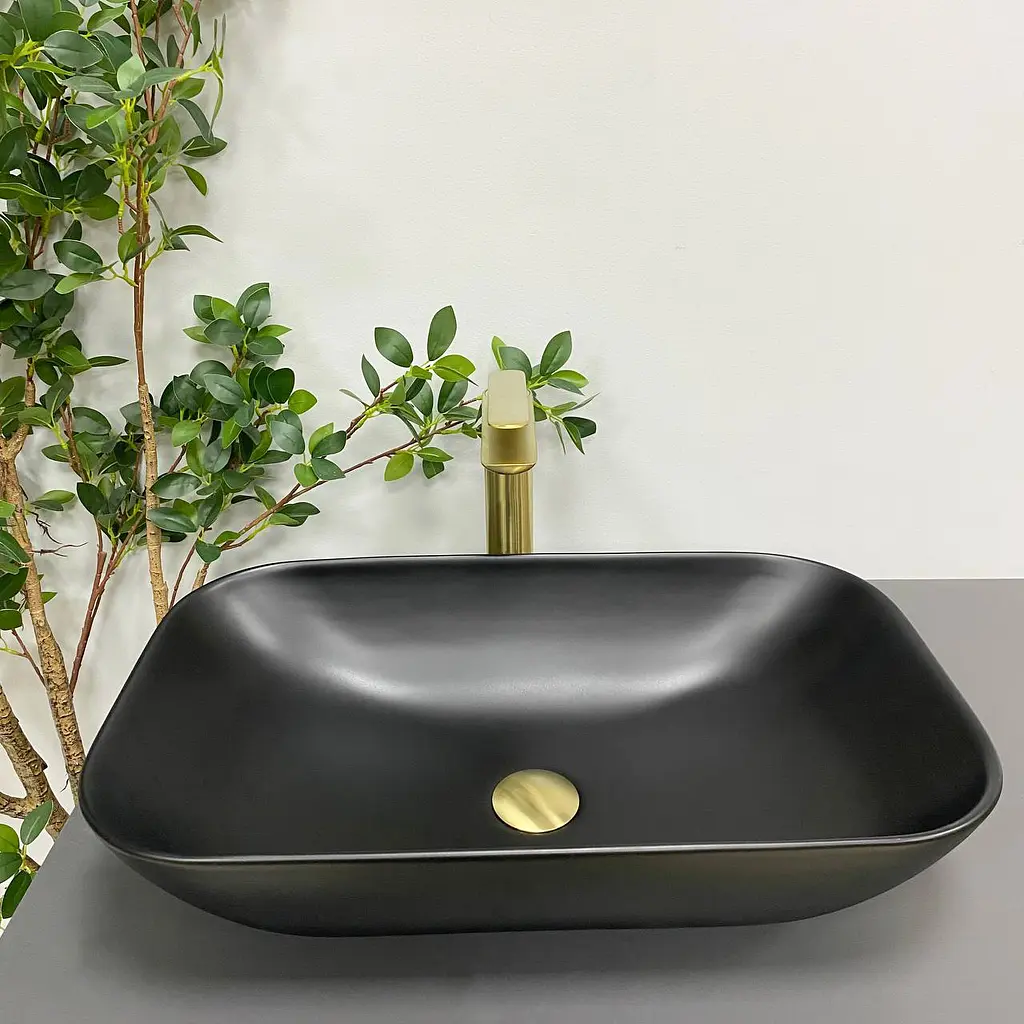 Умивальник VBI Avezzano black matt накладний VBI-014401, Чорний матовий - фото 5