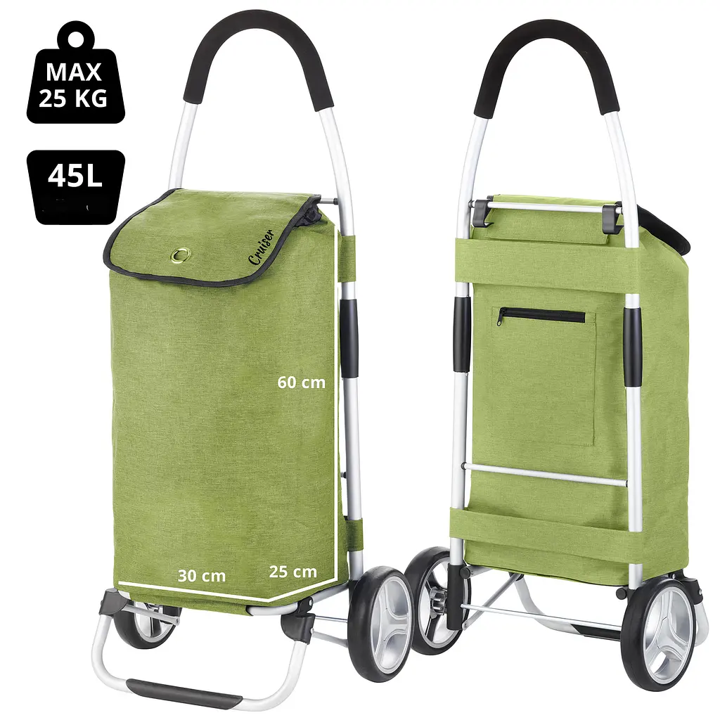 Cумка-візок ShoppingCruiser Foldable Green (650068) - фото 2