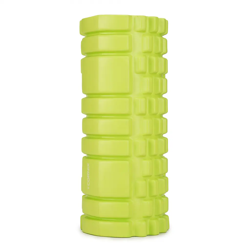 Масажний ролик Cornix EVA 33 x 14 см (валик, ролер) XR-0034 Green - фото 3