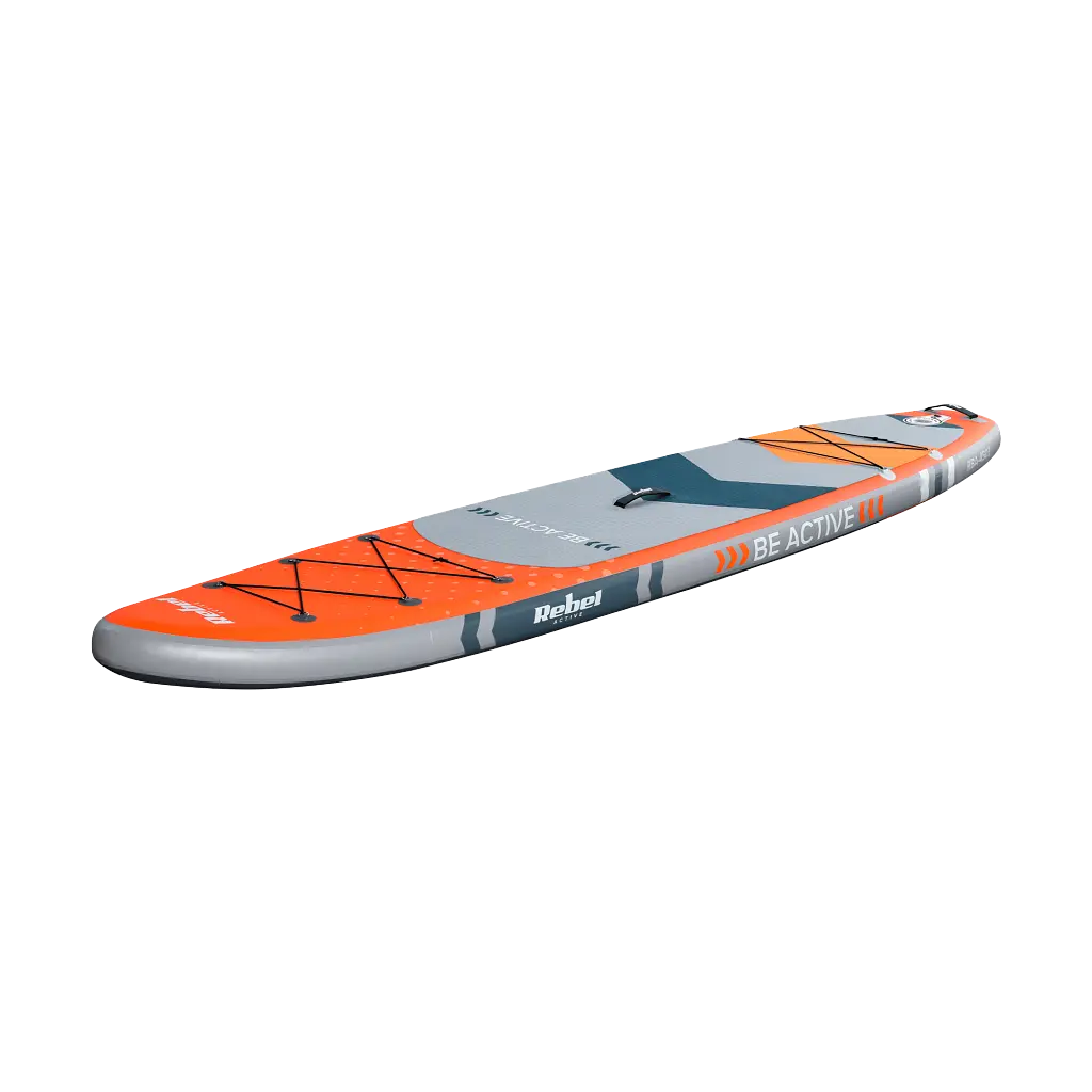 SUP доска Rebel Active 350 см с аксессуарами сапборд 150 кг 350 x 81 х 15 см Orange - фото 6