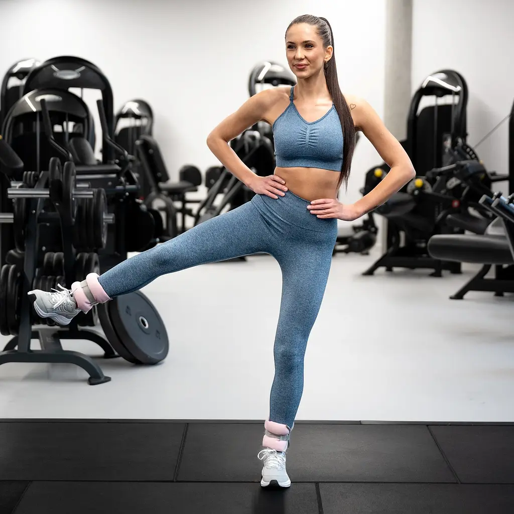 Обважнювачі Gymtek для рук і ніг 2 х 0,75кг рожевий - фото 6