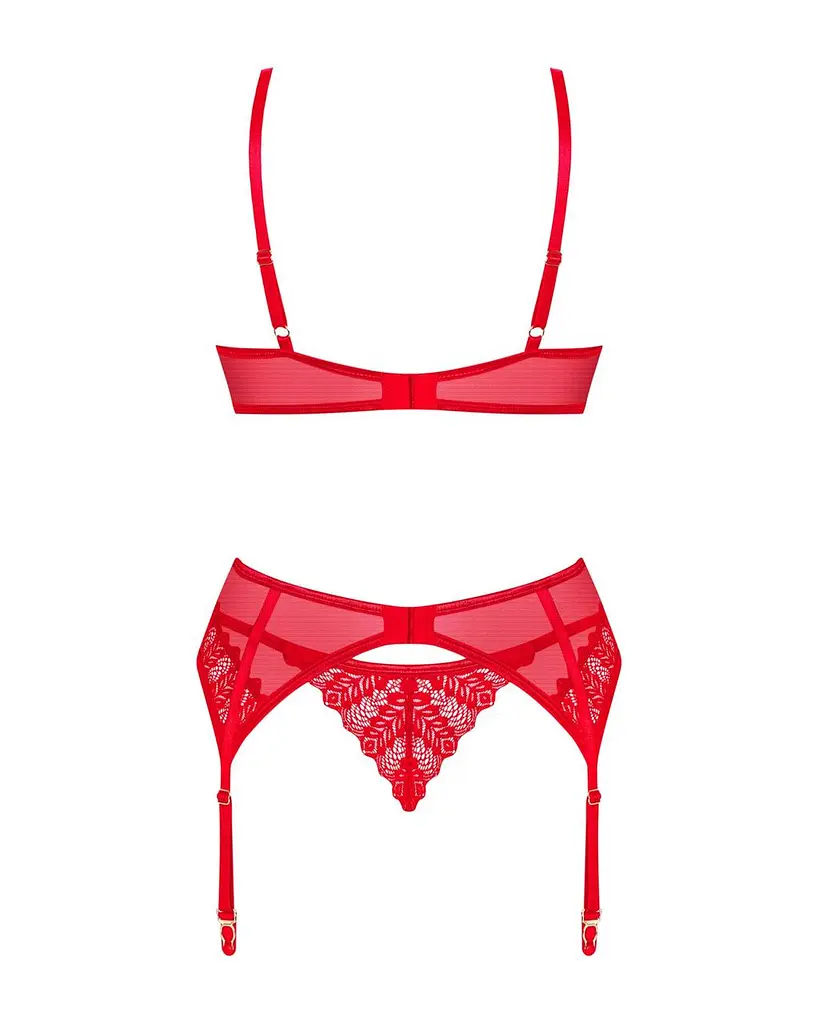 Комплект Obsessive Ingridia 3-pcs Set XL/2XL - фото 4
