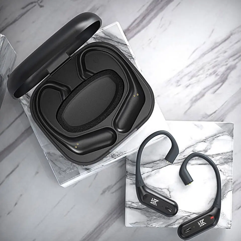 Bluetooth-модуль KZ AZ09 Pro с заушинами C pin черный - фото 7
