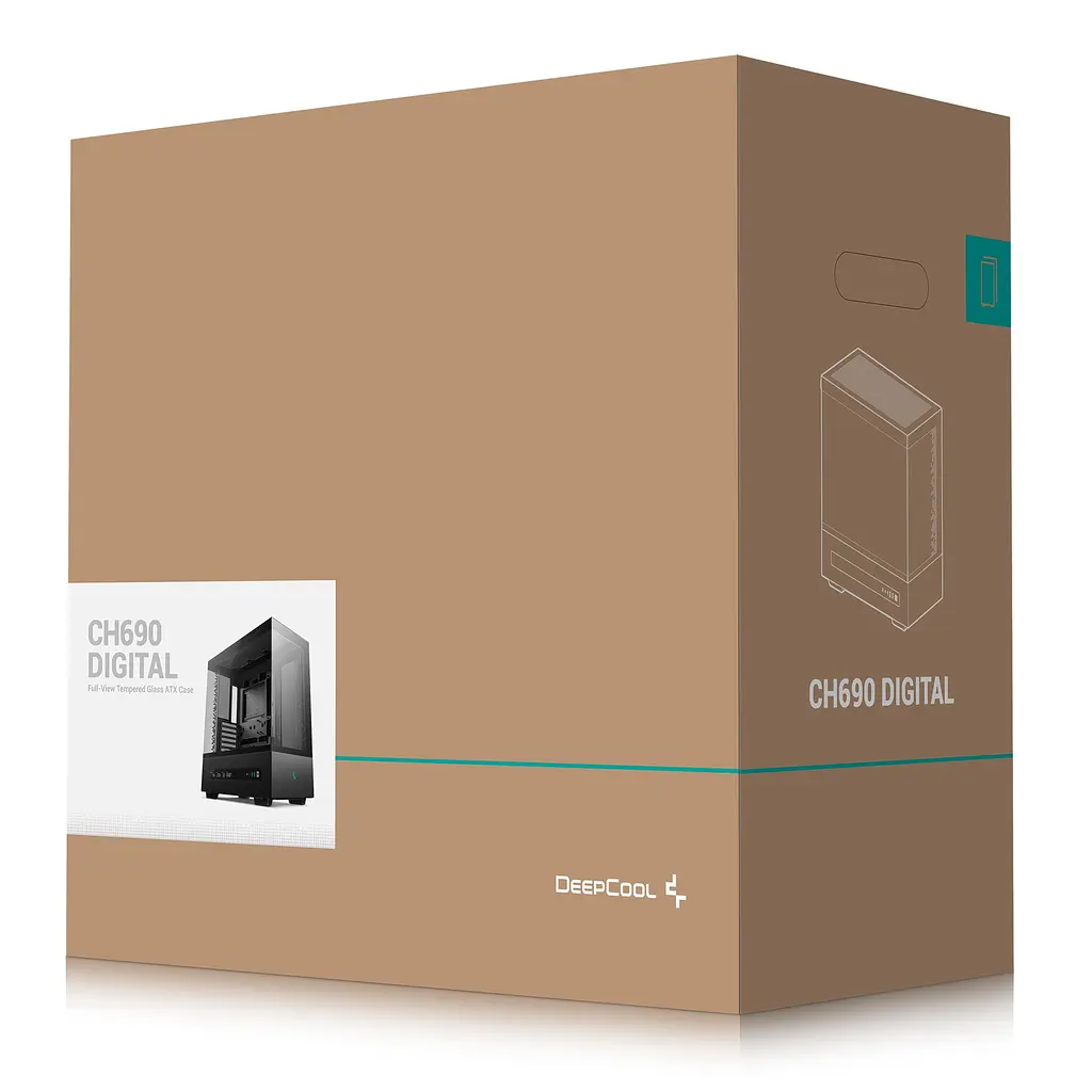 Корпус DeepCool CH690 Digital Black (R-CH690-BKNNA0D-G-1) без БЖ - фото 6