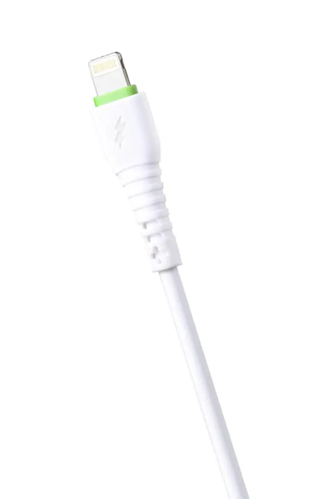 Кабель Grunhelm GMC-01LW Lightning USB білий (ЦБ-00267682) - фото 2