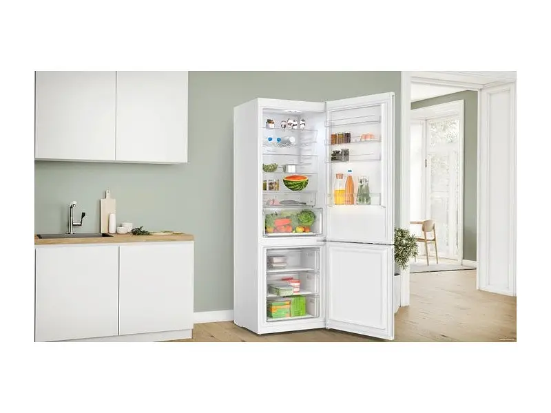 Холодильник з морозильною камерою Bosch KGN497WDF - фото 2