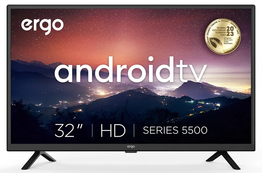 Телевізор Ergo LED HD 32" Android TV (32GHS5500) - фото 9