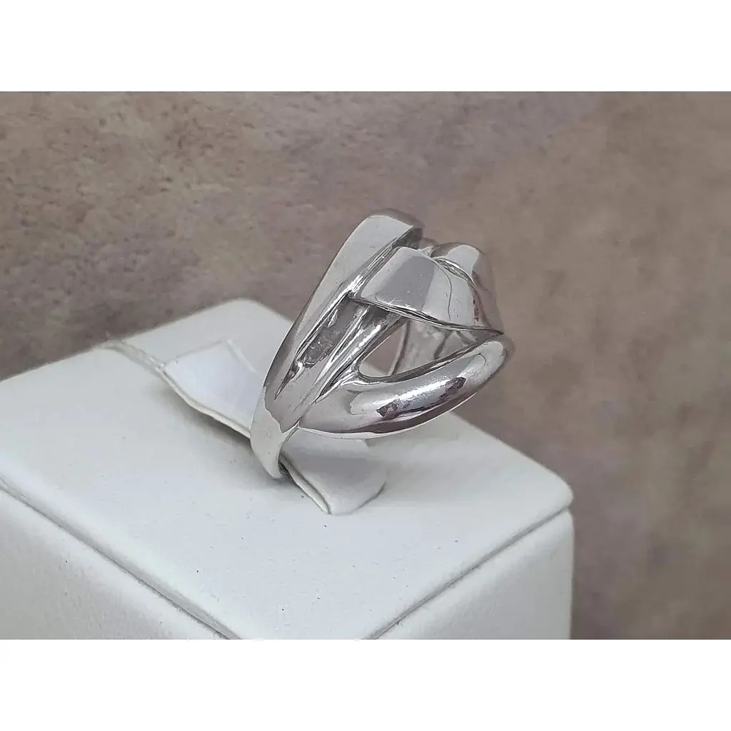 Срібне кільце Імперія золота. КБ066С 18 - фото 3