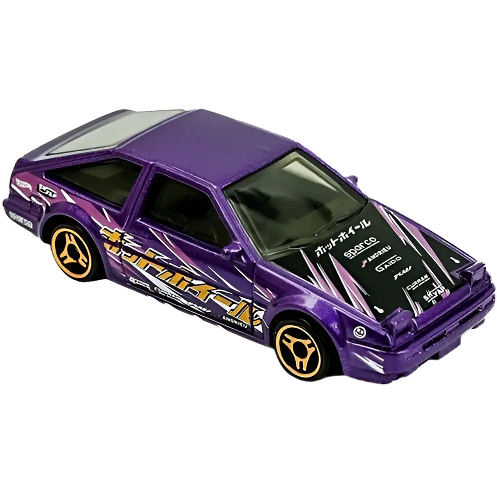 Базова машинка Hot Wheels HW J-Imports Toyota AE86 Sprinter Trueno фіолетова (5785) JJK34-N521 - фото 2