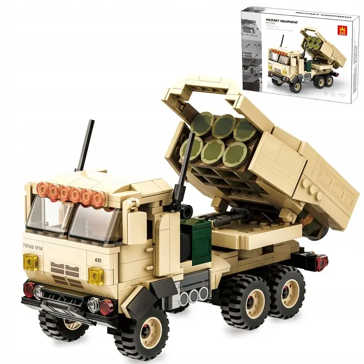 Конструктор Wange Ракетна установка M142 HIMARS 3511  військова техніка хаймарс , 443 деталі - фото 5