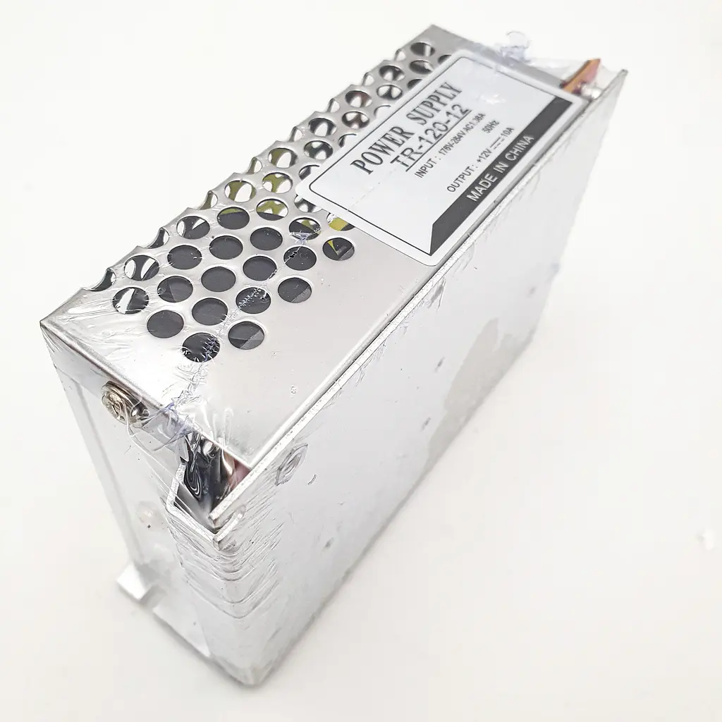 Блок живлення перфорований трансформатор адаптер 12В 120Вт 12V 10A Power Supply 120W метал - фото 9