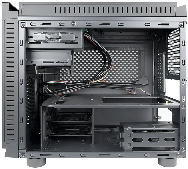 Корпус Chieftec GAMING CUBE CI-01B-OP mATX, без БЖ, Black - фото 5