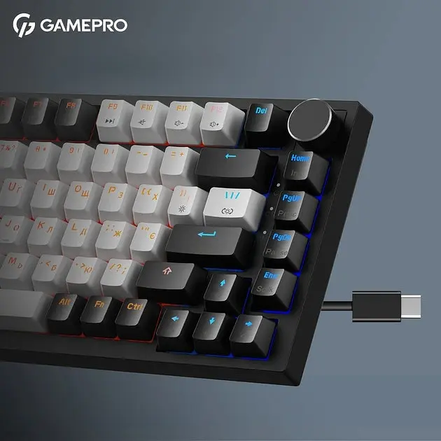 Клавіатура USB GamePro Asgard Valhalla MK160B MAX UA Black (MK160B MAX) UA - фото 7