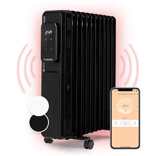 Масляный радиатор Klarstein Thermaxx Elevate Smart (10035277) Черный - фото 4