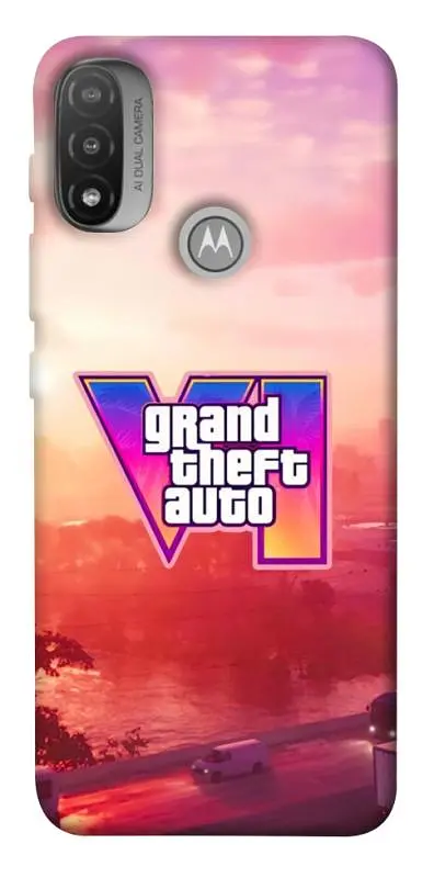 TPU чохол Demsky GTA VI Vice City для Motorola Moto E20