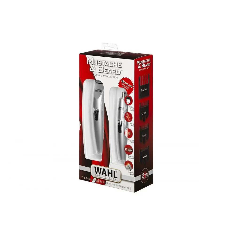 Машинка для стрижки + тример Wahl Mustache & Beard Battery 05606-308 - фото 7