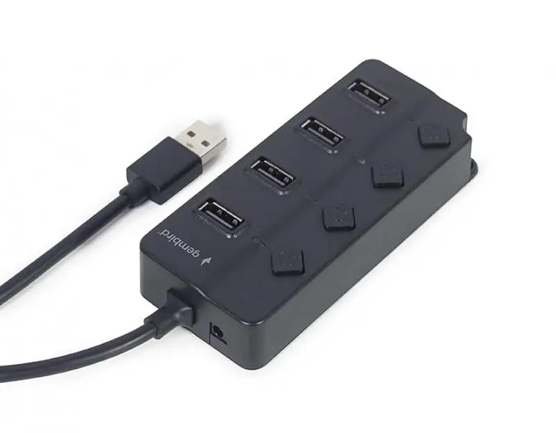 USB-хаб Gembird 4 ports з вимикачами (UHB-U2P4P-01) - фото 4