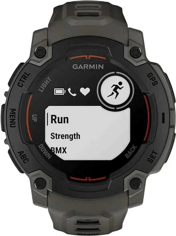 Смарт-часы Garmin Instinct E 45 мм Black with Charcoal Band (010-02933-00) - фото 2
