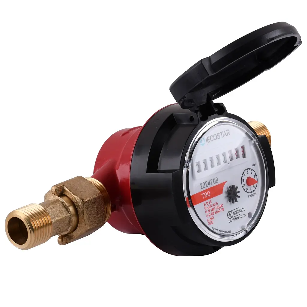 Счетчик горячей воды Ecostar DN15 1/2″ E-D R160 000022844 - фото 2