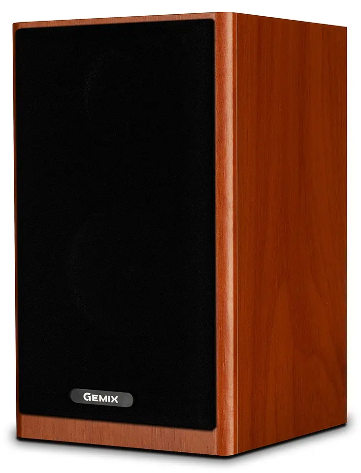 Колонки 2.0 Gemix TF-5 Cherry 2 x 5 Вт МДФ живлення від мережі 220V керування ззаду - фото 5