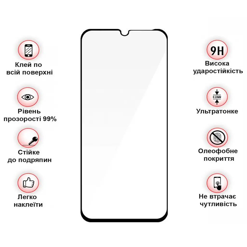 Скло захисне BeCover Xiaomi Redmi 15C 4G/5G Black (713907) - фото 3