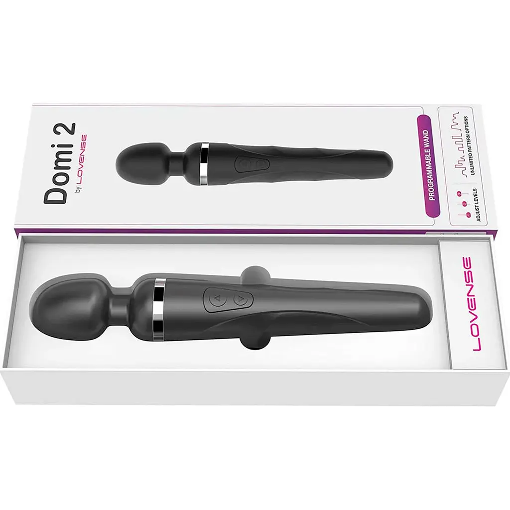 Вибратор Lovense Domi 2 Mini Wand Black SO4089 [104662] - фото 5