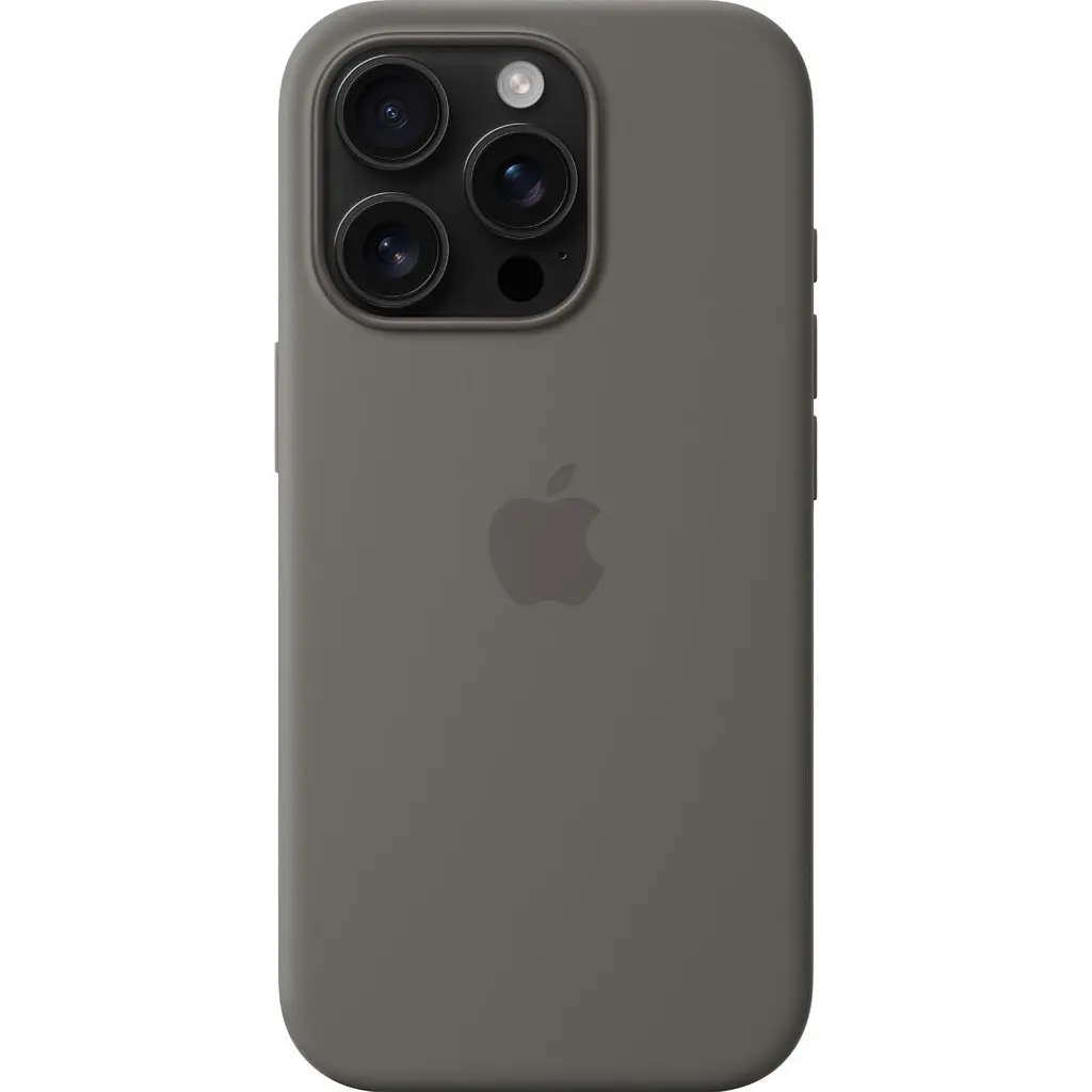 Чохол Silicone Case with MagSafe для Apple iPhone 16 Pro Stone Gray AAA [119567] - фото 4