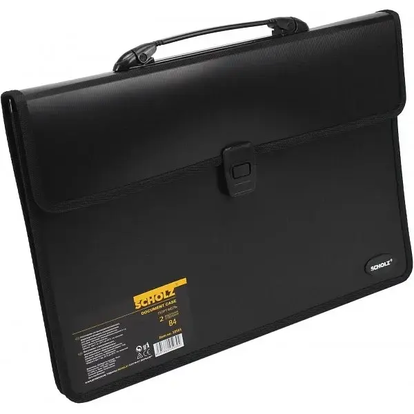 Портфель Scholz B4 2 відділення чорний 10503