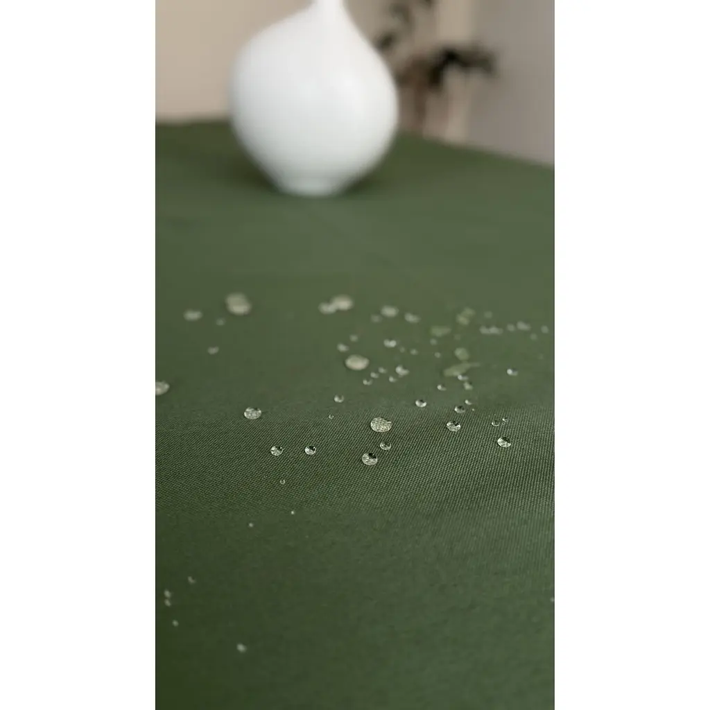 Скатерть водоотталкивающая Ecotton Duck 170x220 см зеленая (25344) - фото 3