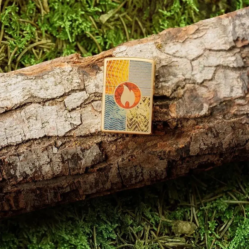 Запальничка Zippo 254B Elements Of Earth Design - фото 3