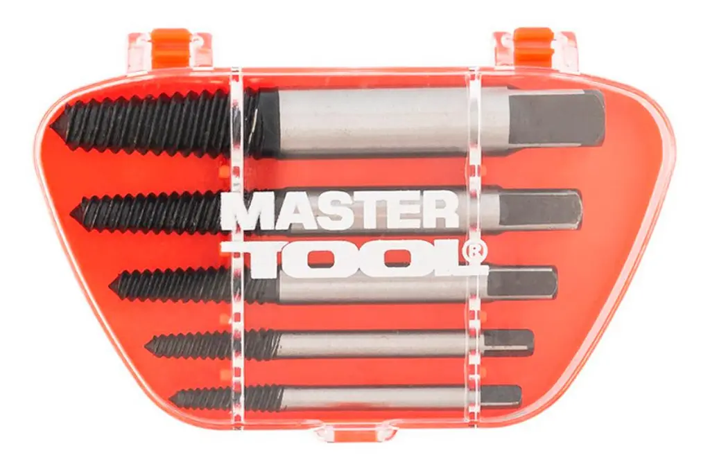 Набір екстракторів для викручування зламаних гвинтів Mastertool (у наборі 5 шт.) 14-1405 - фото 5
