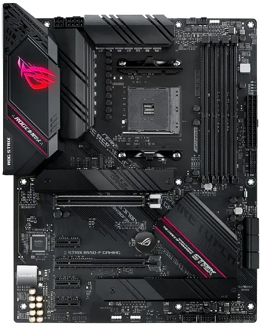 Материнская плата ROG STRIX B550-F GAMING sAM4 B550 4xDDR4 M.2 HDMI DP ATX Asus teh0019043 - фото 2