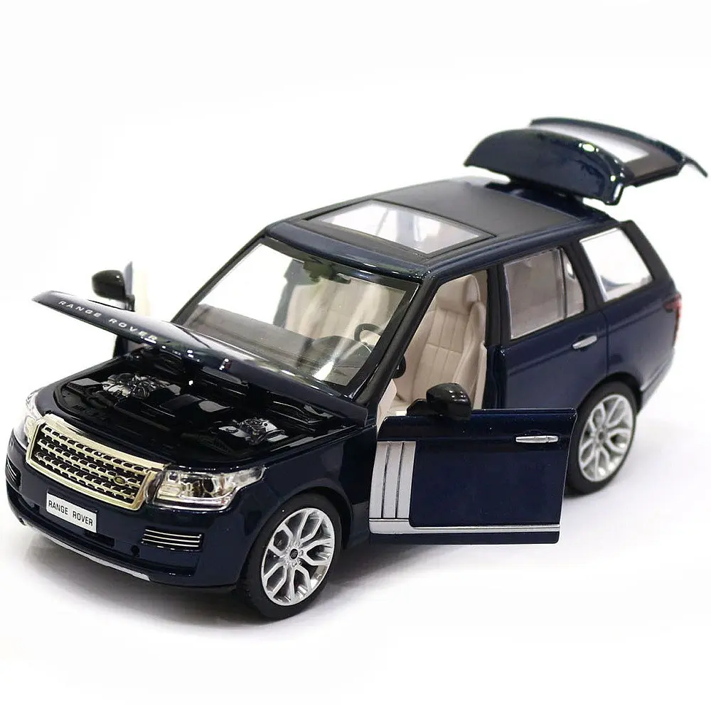 Колекційна металева модель автомобіля Автопром Range Rover з інерцією, світлом та звуком 1:26 - фото 2