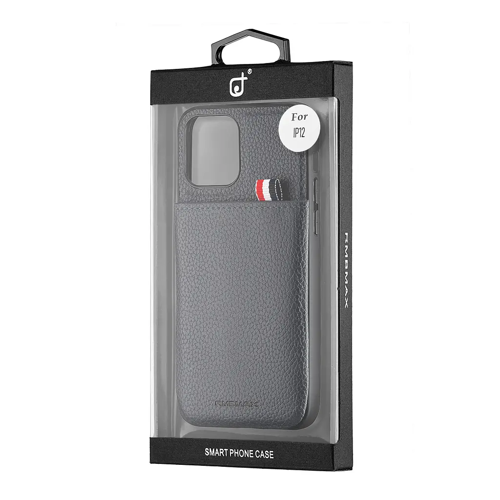 Чохол Jinduka Leather Pocket iPhone 12 Black - фото 2