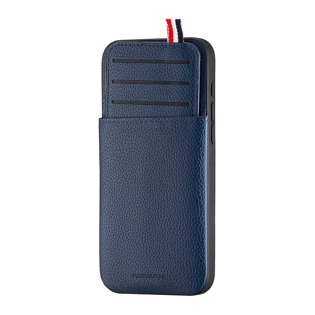 Чохол Jinduka Leather Pocket iPhone 15 Pro Max Blue - фото 4