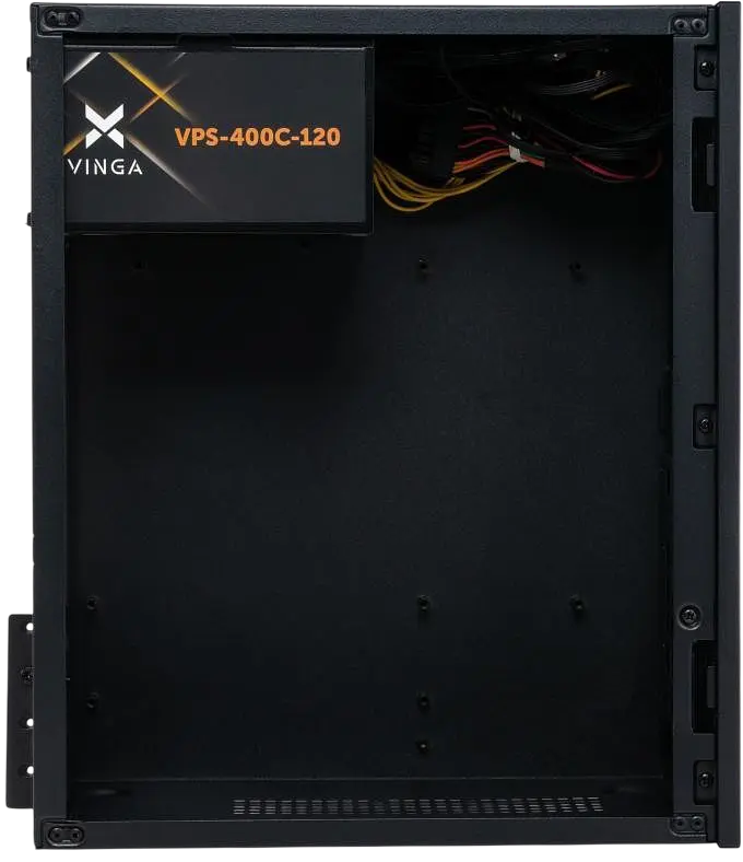 Корпус Vinga CS320B 400W Black - фото 3